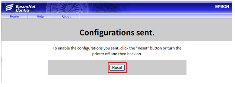 Configurations sent.